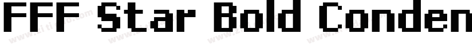 FFF Star Bold Condensed字体转换